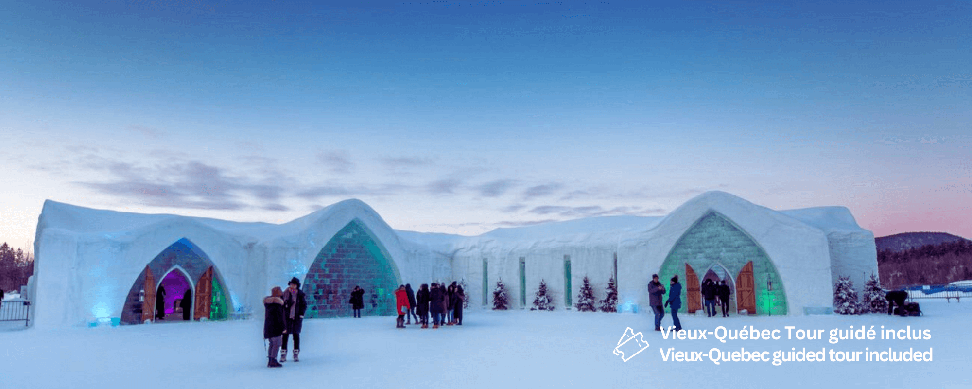 Ville de Québec & Hôtel de glace 1 Jour