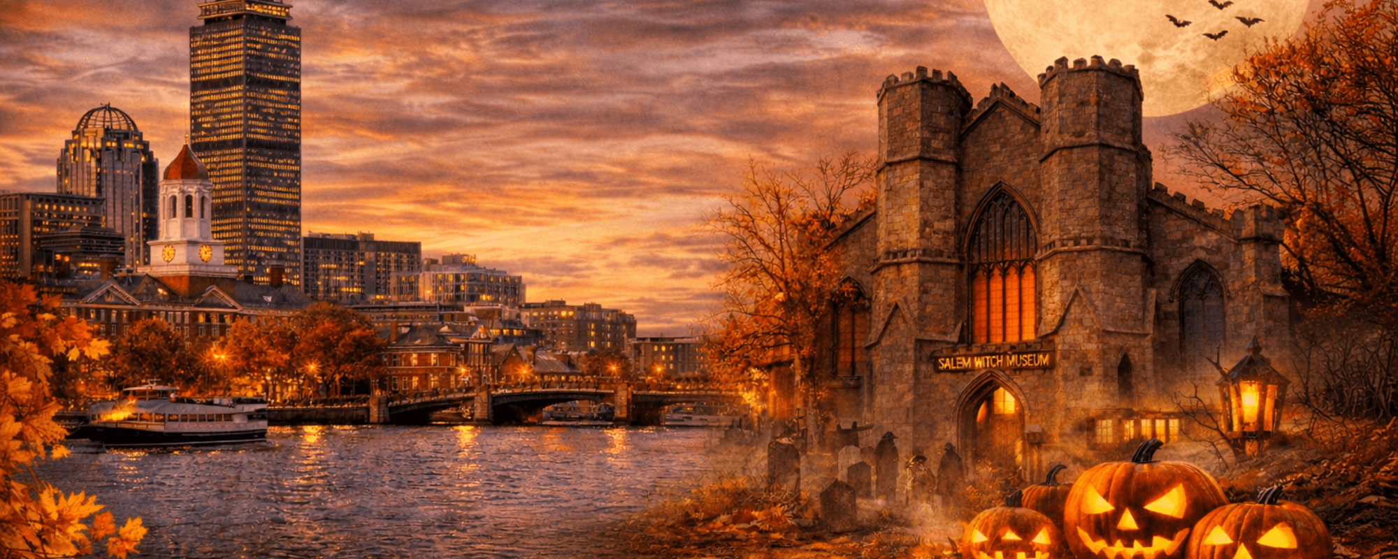 Boston et Salem à l'Halloween 3 Jours